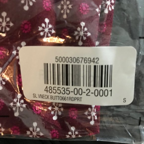 Gap Maternity Small Print Red V-neck Tank NWT - Picture 6 of 6